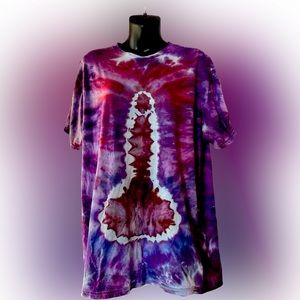 100% cotton handmade tie-dye shirt penis!